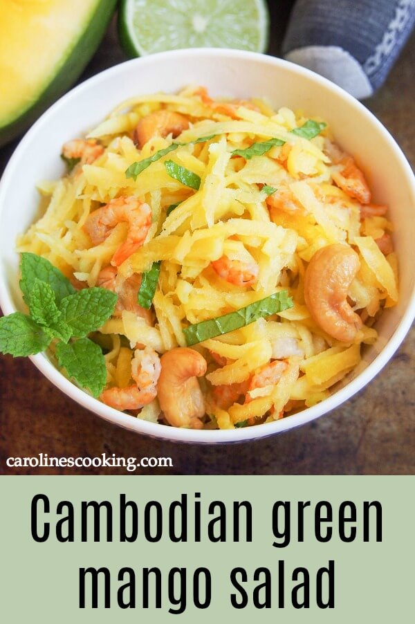 Cambodian green mango salad