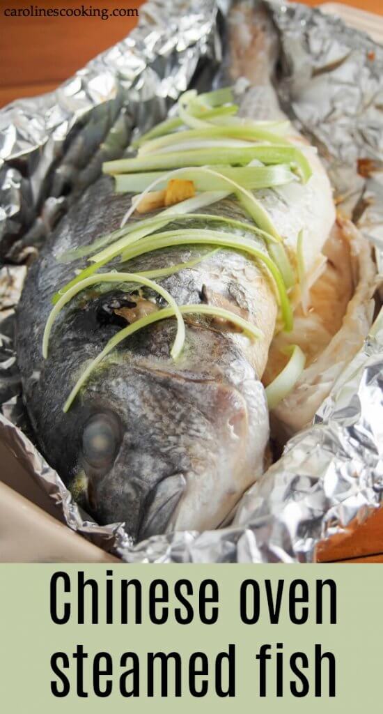 Chinese oven steamed fish