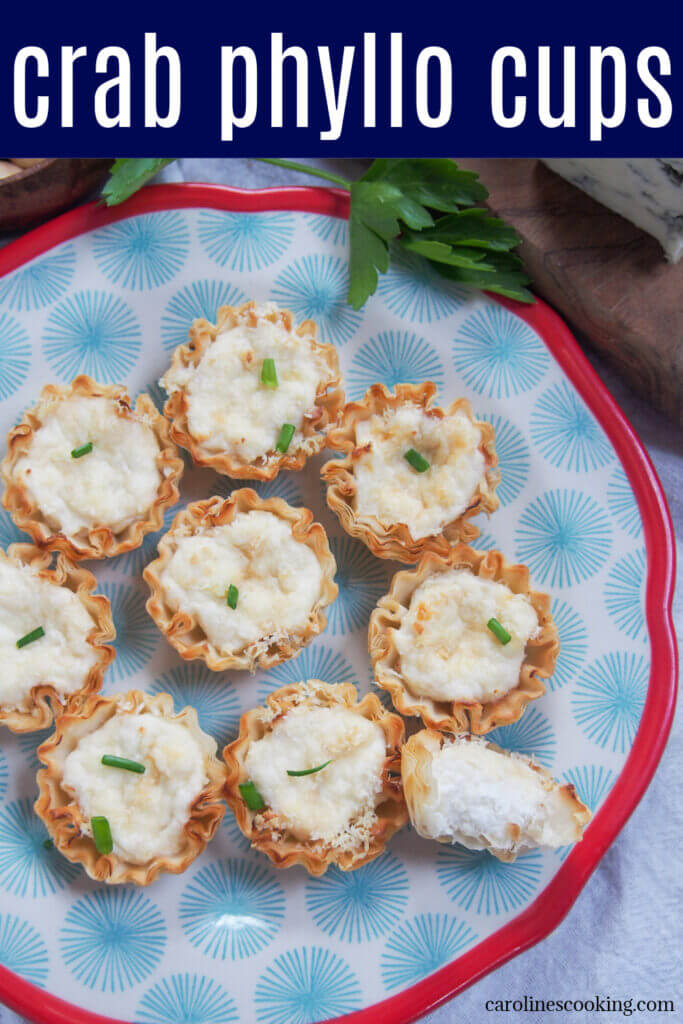 Forget about fighting over the dips and chips, these crab phyllo cups are the perfect bite-sized appetizer. With a tasty mix of cheese and crab, they're so easy and so delicious.