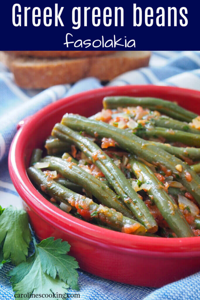 Greek green beans fasolakia