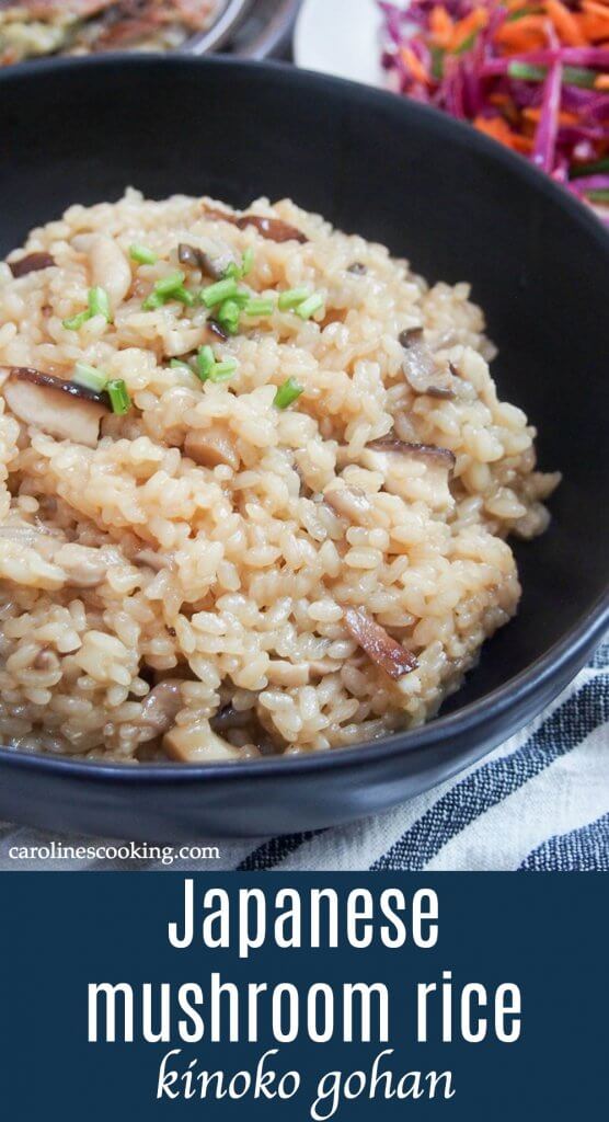 Japanese mushroom rice kinoko gohan