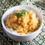 bowl of kid friendly salmon curry