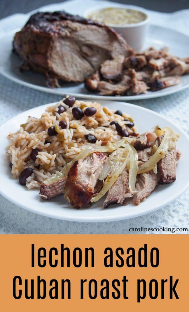 lechon asado Cuban roast pork