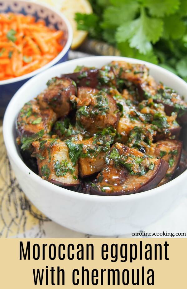 Moroccan eggplant with chermoula