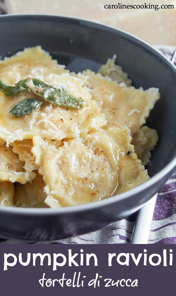 pumpkin ravioli tortelli di zucca