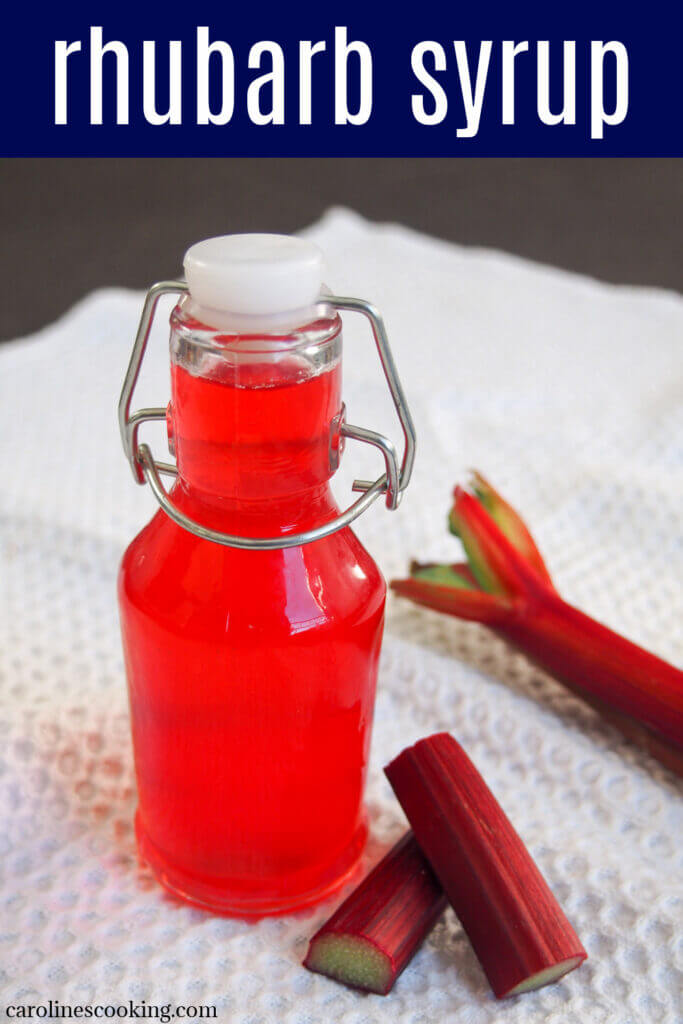 rhubarb syrup