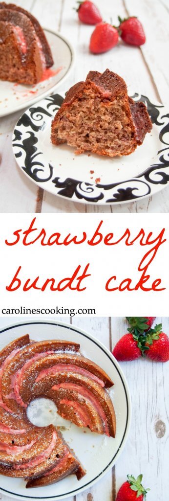 strawberry bundt cake